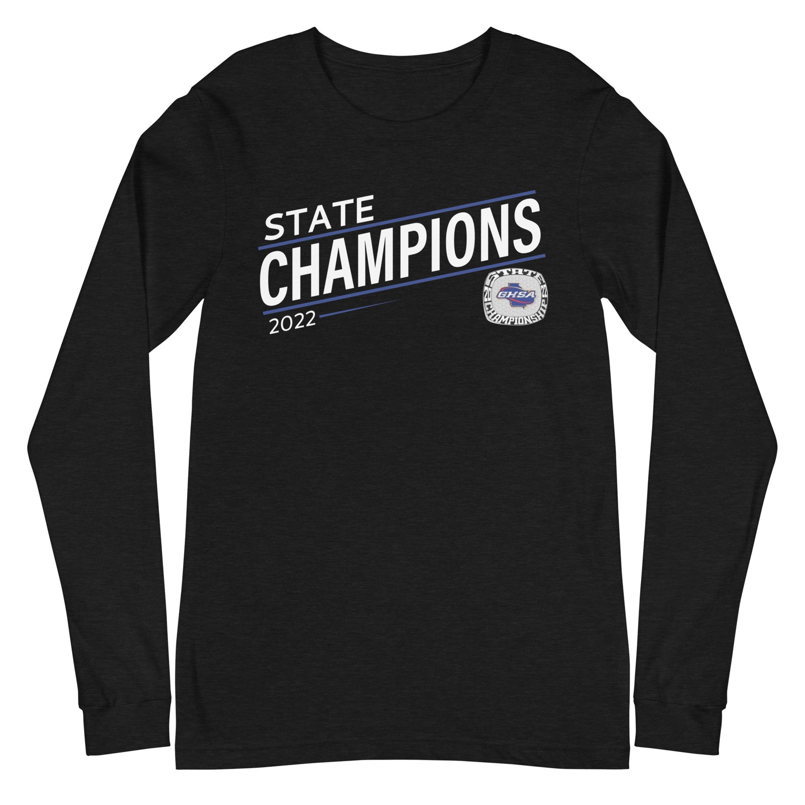 Northeast Georgia Football Officials Association 2022 State Championship Ring Unisex Long Sleeve Tee