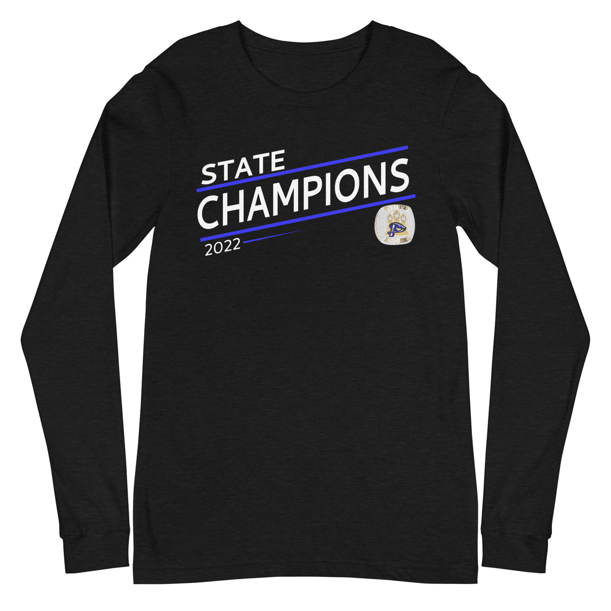 Pelham High School 2022 State Championship Ring Unisex Long Sleeve Tee