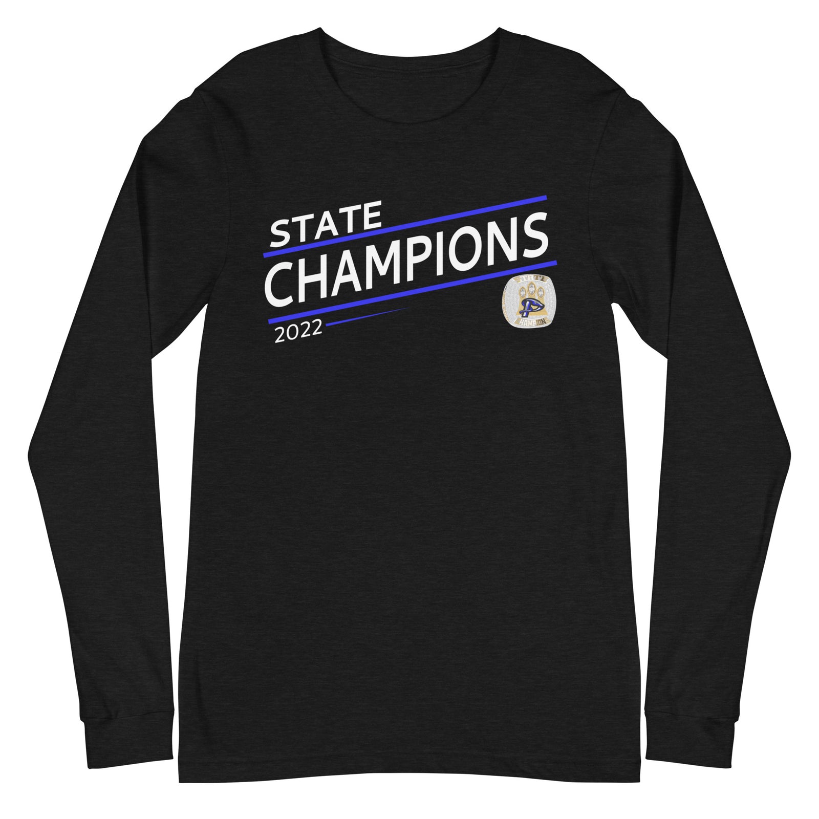 Pelham High School 2022 State Championship Ring Unisex Long Sleeve Tee