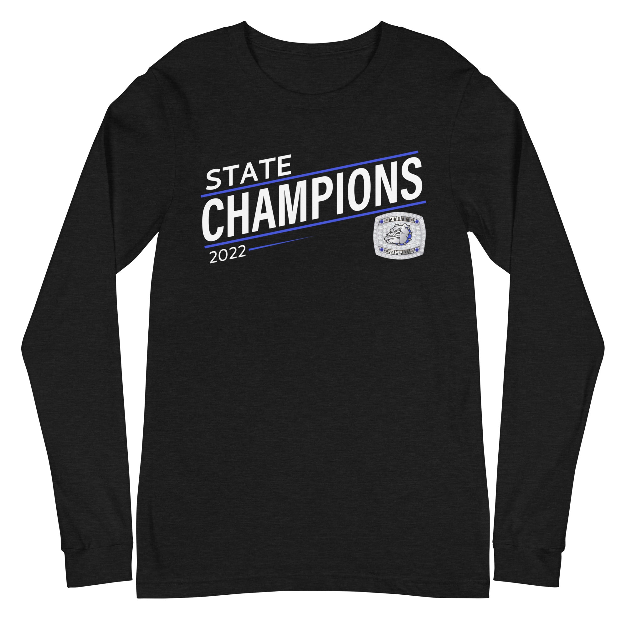 Strong High School Football 2022 State Championship Ring Unisex Long Sleeve Tee
