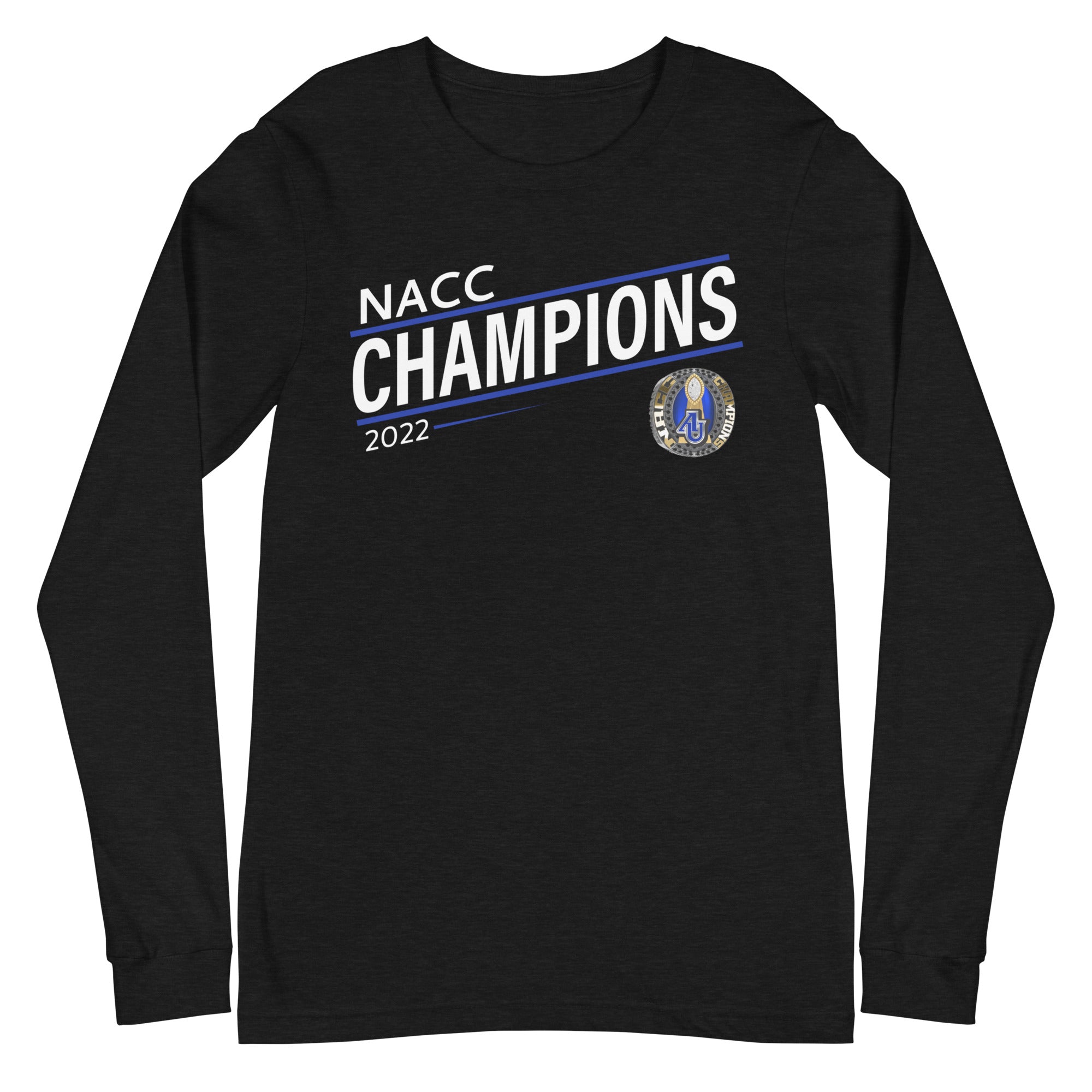 Aurora University Football 2022 State Championship Ring Unisex Long Sleeve Tee