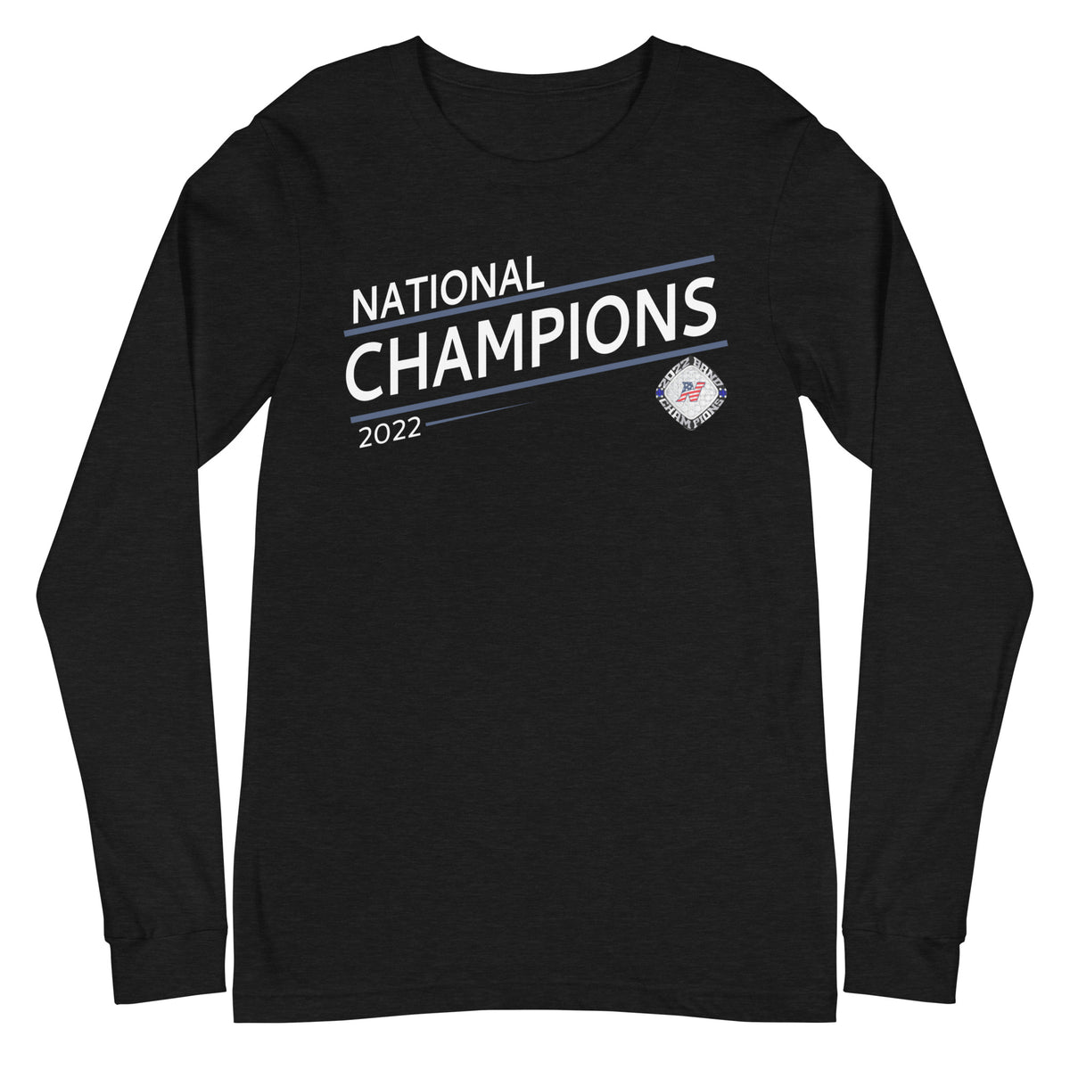 Northern High School Band Blue 2022 State Championship Ring Unisex Long Sleeve Tee