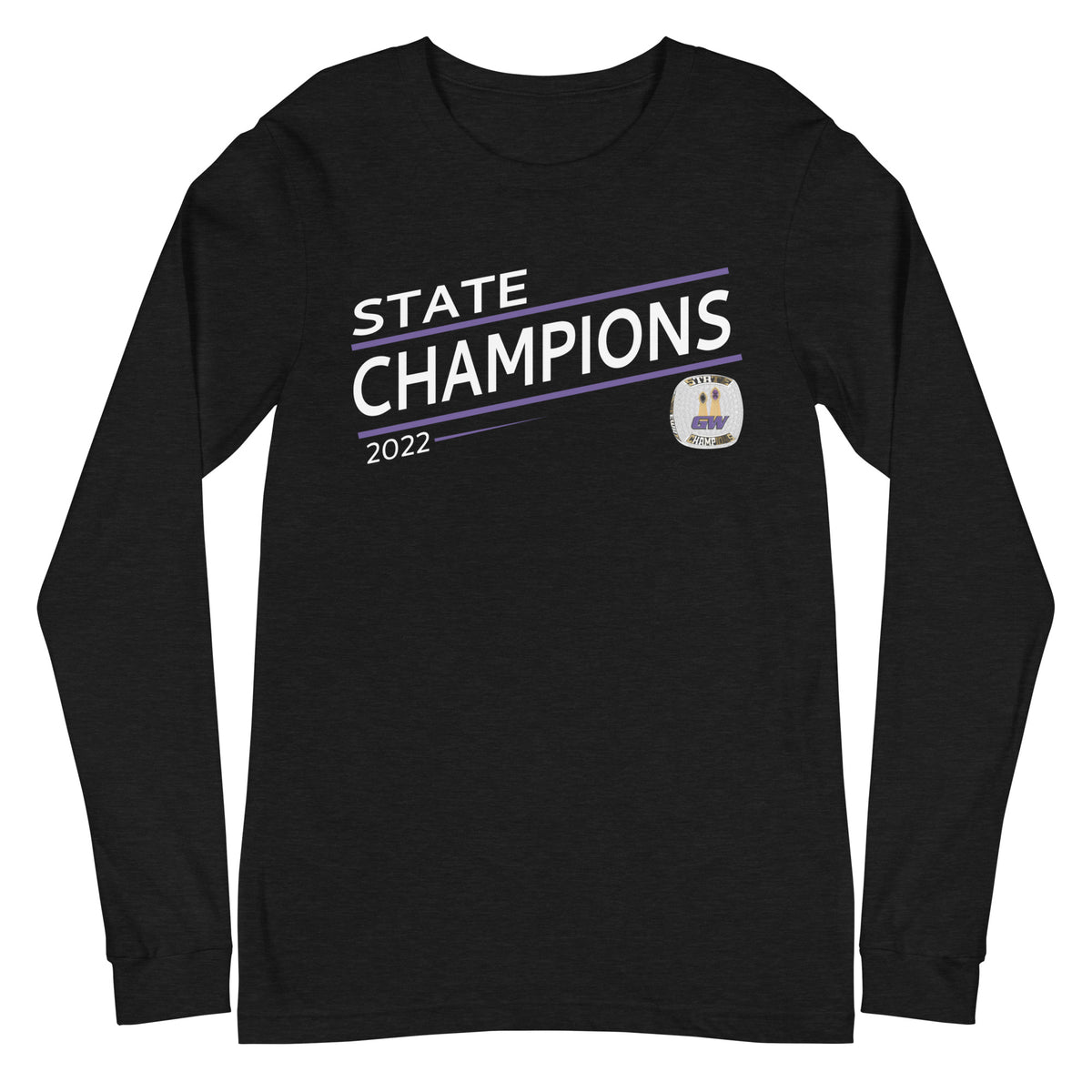 Gateway Christian High School 2022 State Championship Ring Unisex Long Sleeve Tee