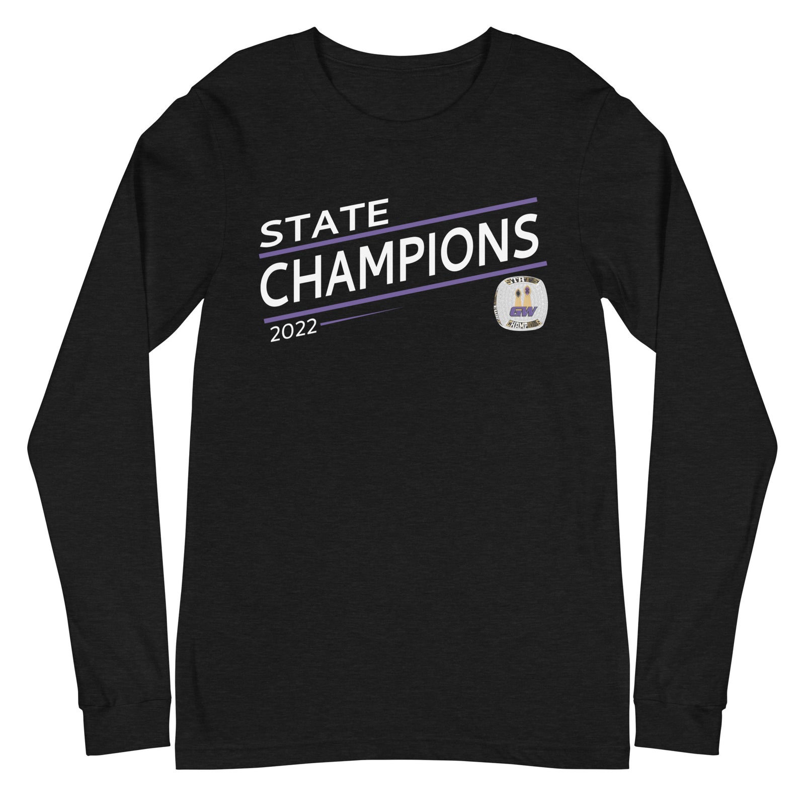 Gateway Christian High School 2022 State Championship Ring Unisex Long Sleeve Tee