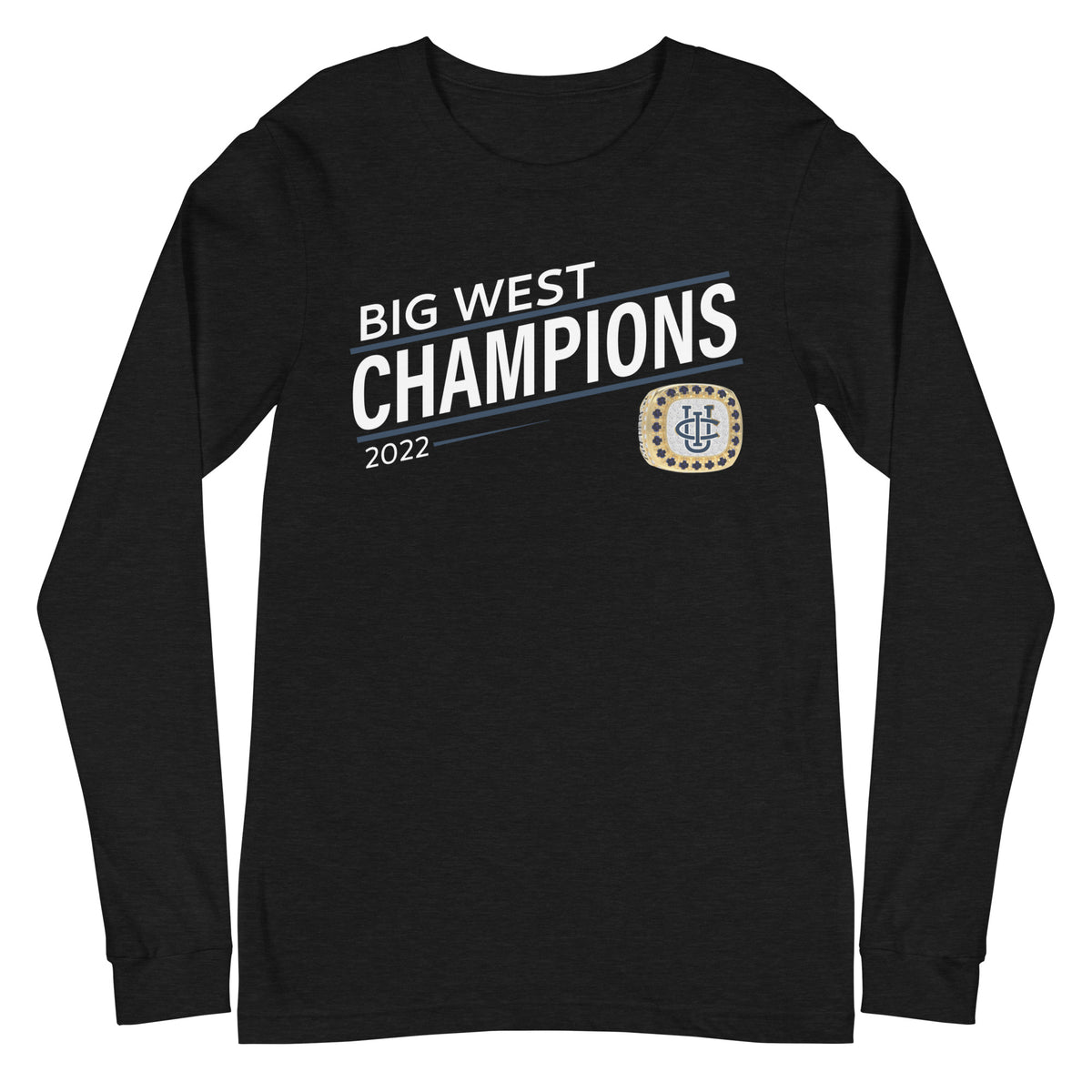 University of California at Irvine Soccer 2017 Championship Ring Unisex Long Sleeve Tee