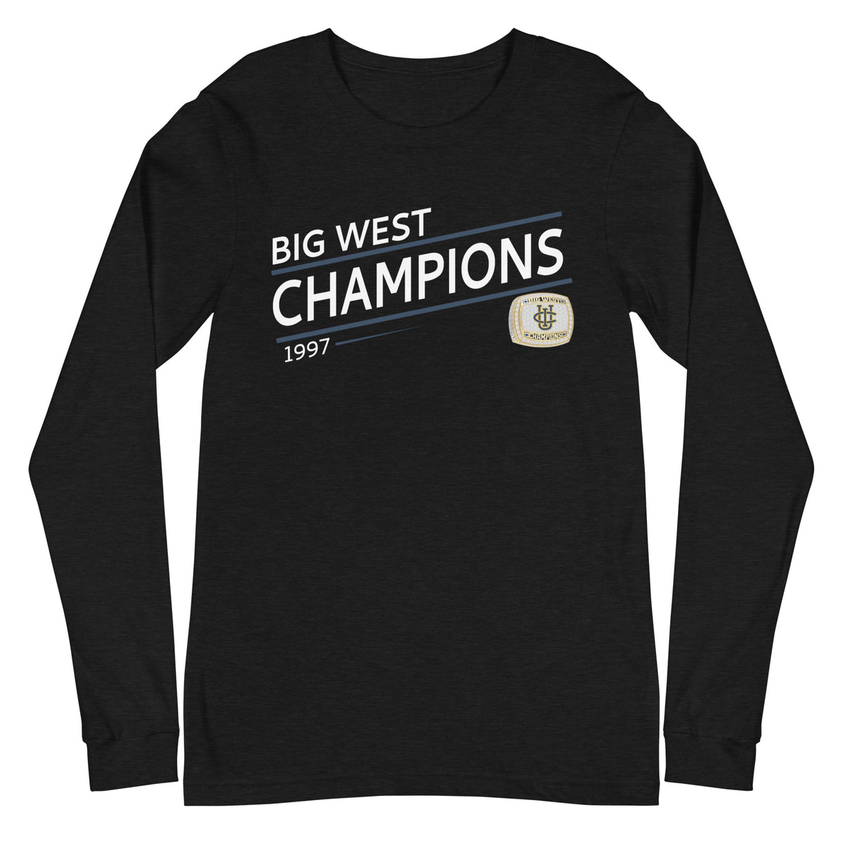 University of California at Irvine Soccer 1997 State Championship Ring Unisex Long Sleeve Tee