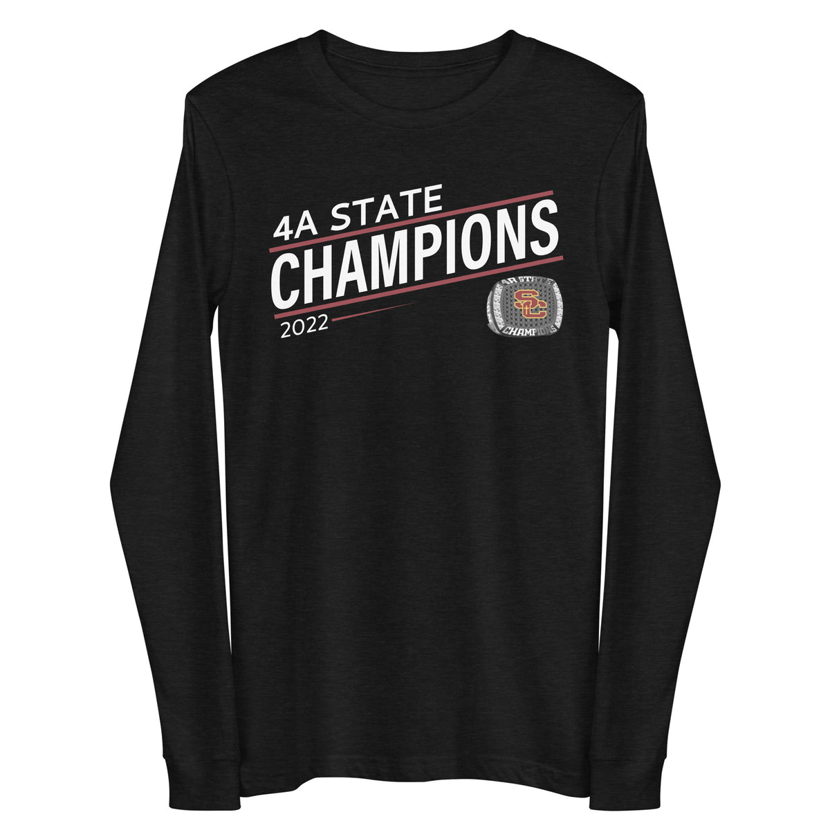 Salpointe Catholic Softball Maroon 2022 State Championship Ring Unisex Long Sleeve Tee