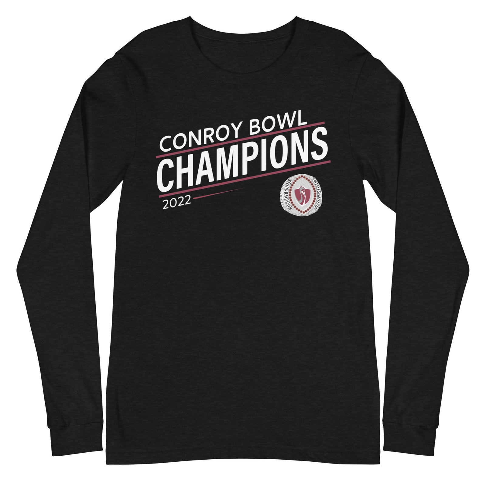 The Loomis Chaffee School Football 2022 State Championship Ring Unisex Long Sleeve Tee