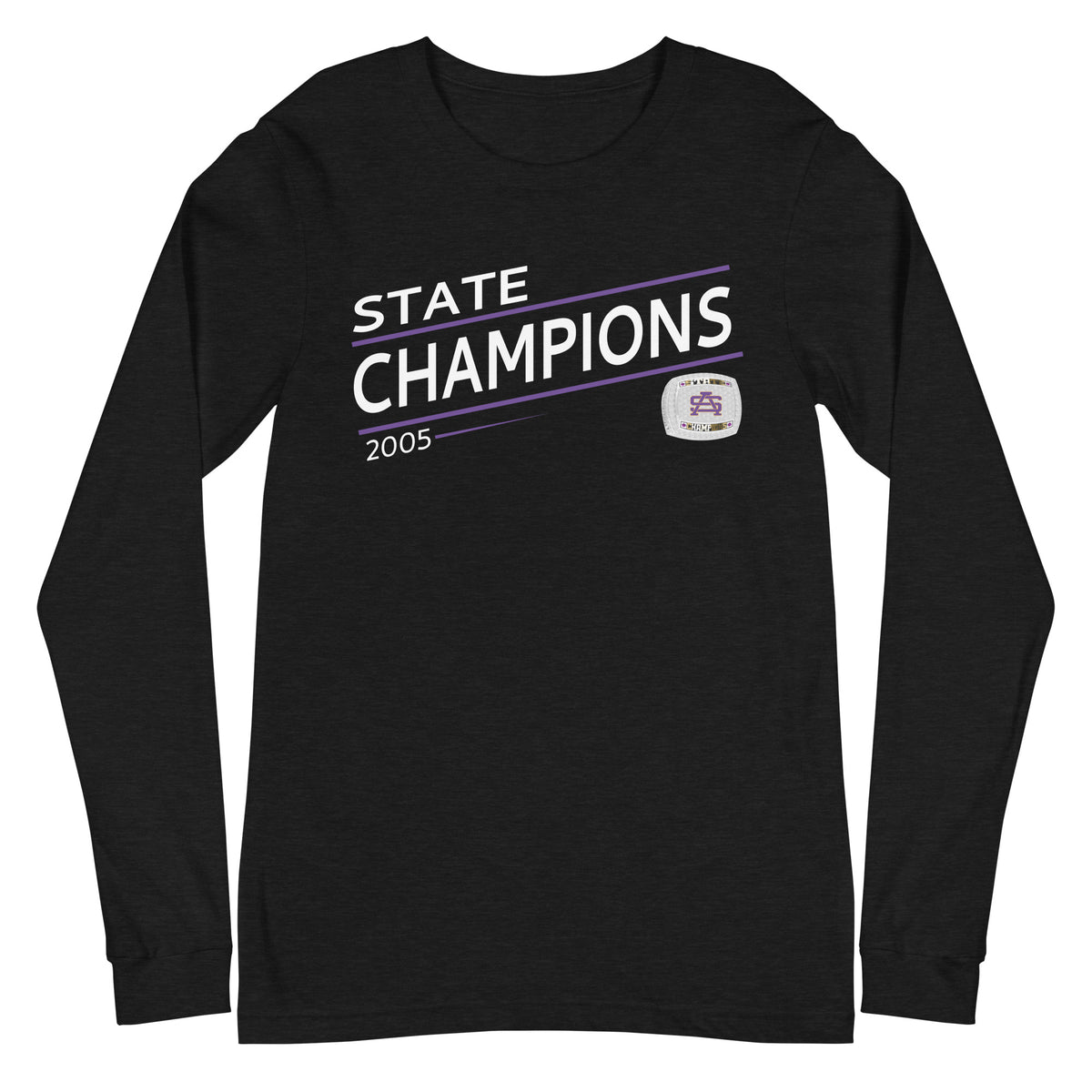 St. Augustine High School Track &amp; Field 2005 State Championship Ring Unisex Long Sleeve Tee