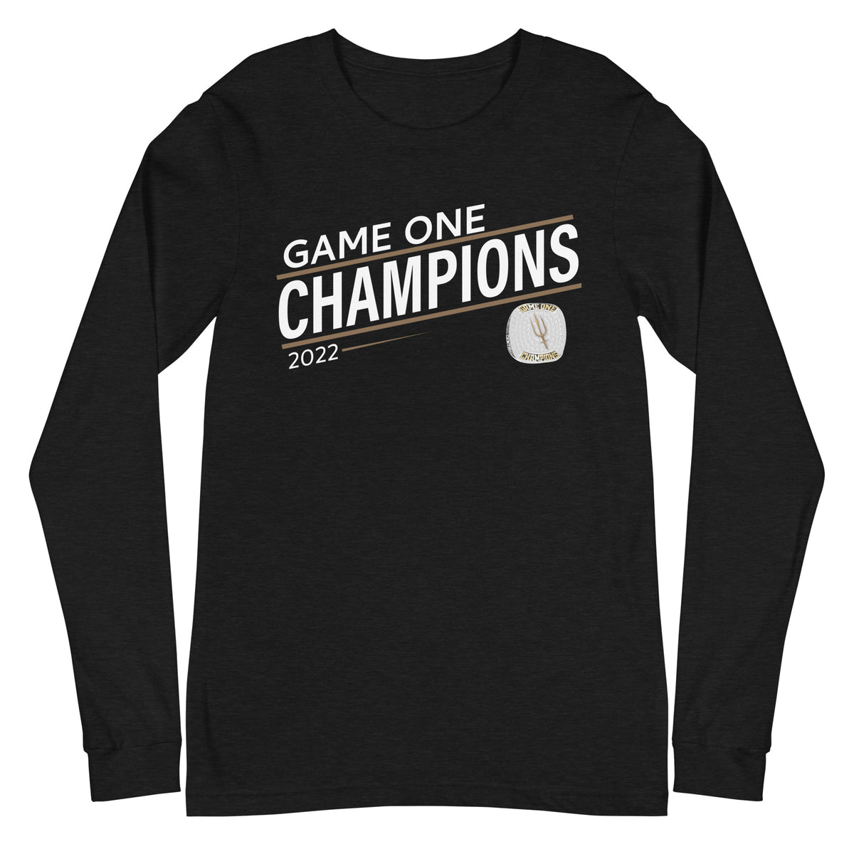 Iowa Central Community College Football 2022 State Championship Ring Unisex Long Sleeve Tee