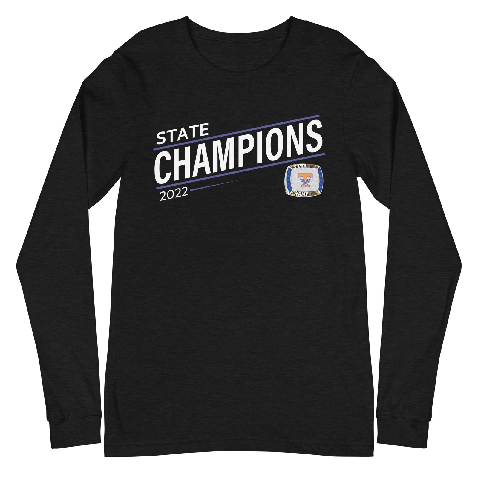 Timpview Volleyball 2022 State Championship Ring Unisex Long Sleeve Tee