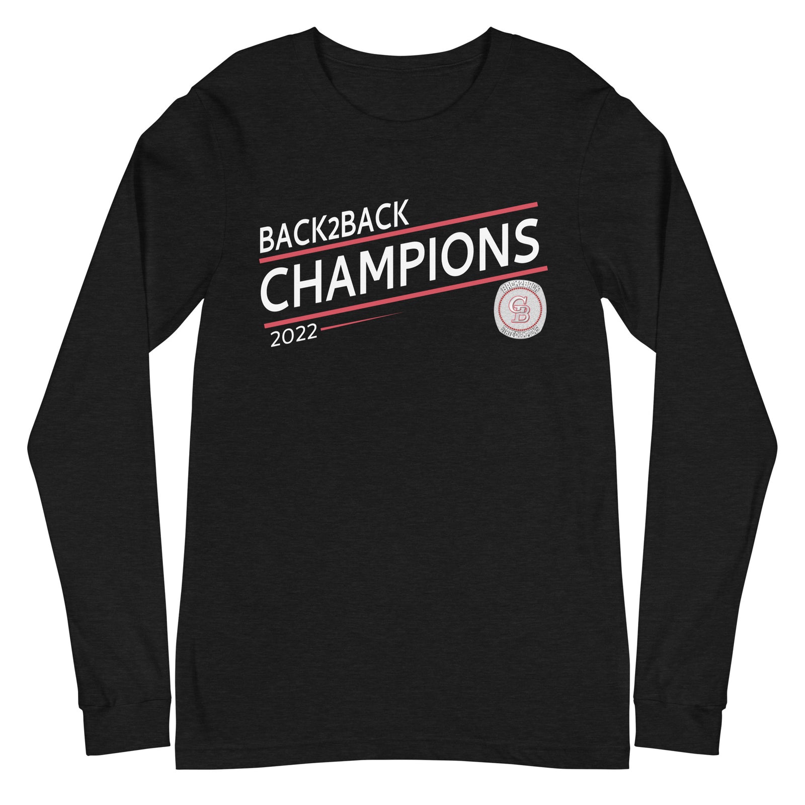 Glen Burnie High School Cheer 2022 State Championship Ring Unisex Long Sleeve Tee