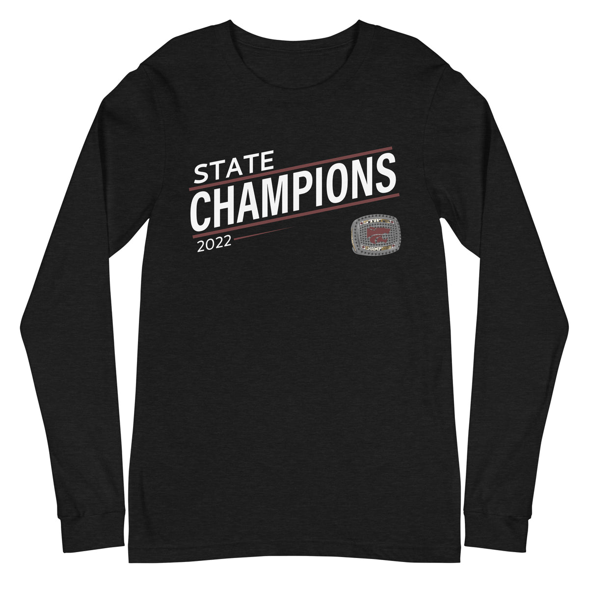 Destiny Christian School Softball 2022 State Championship Ring Unisex Long Sleeve Tee