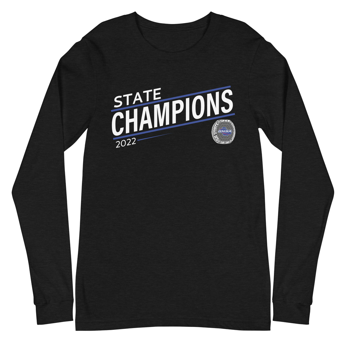 GHSA Cameron Mason Officiating Crew 2022 State Championship Ring Unisex Long Sleeve Tee