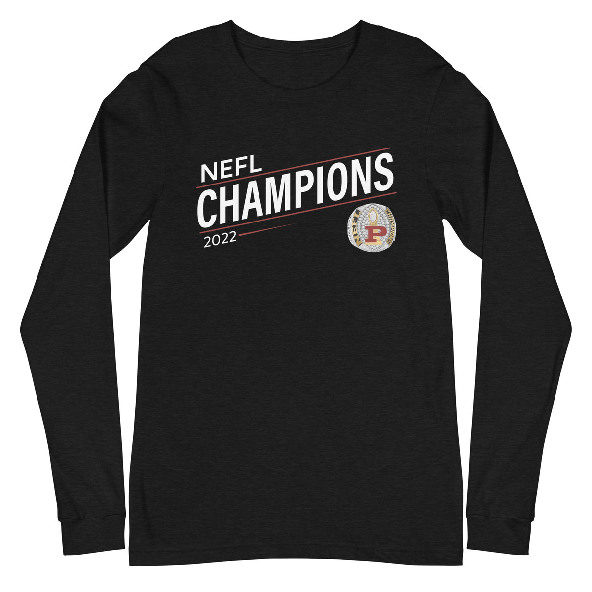St. Paul Pioneers Football 2022 State Championship Ring Unisex Long Sleeve Tee