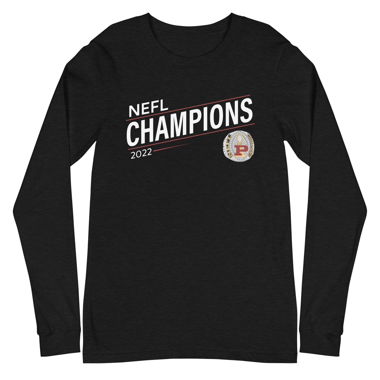 St. Paul Pioneers Football 2022 State Championship Ring Unisex Long Sleeve Tee