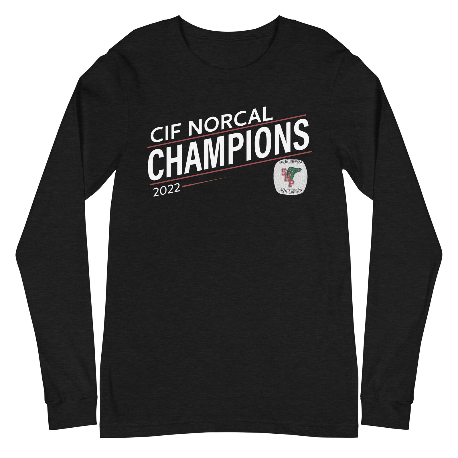 Sacred Heart Prep Water Polo 2022 State Championship Ring Unisex Long Sleeve Tee