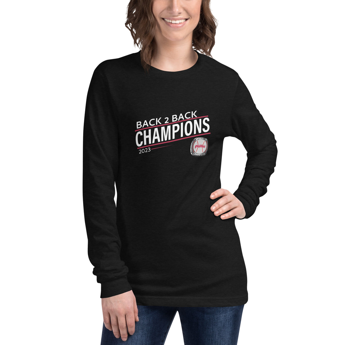 Phillies Phantasy Baseball 2023 Unisex Long Sleeve Tee