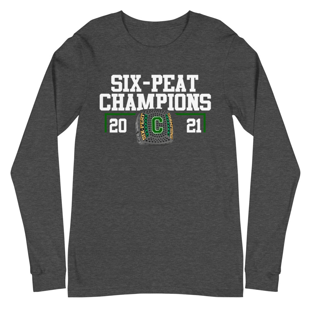 Cathedral High School Six-Peat Champions Unisex Long Sleeve Tee
