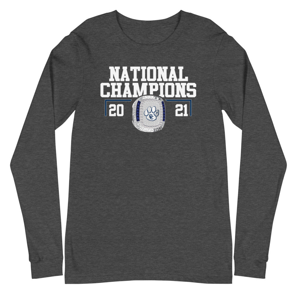 CASCADE CHRISTIAN NATIONAL CHAMPION Unisex Long Sleeve Tee
