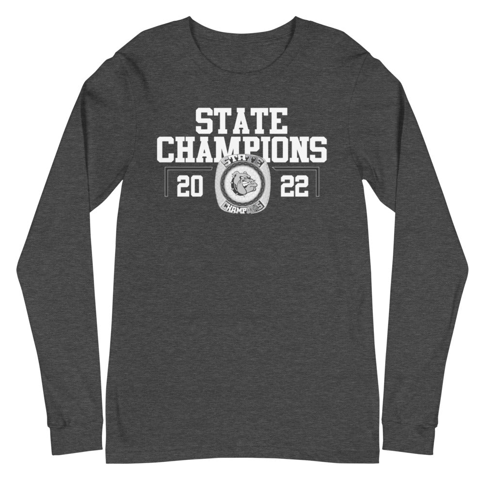 Bulldogs State Champion Unisex Long Sleeve Tee