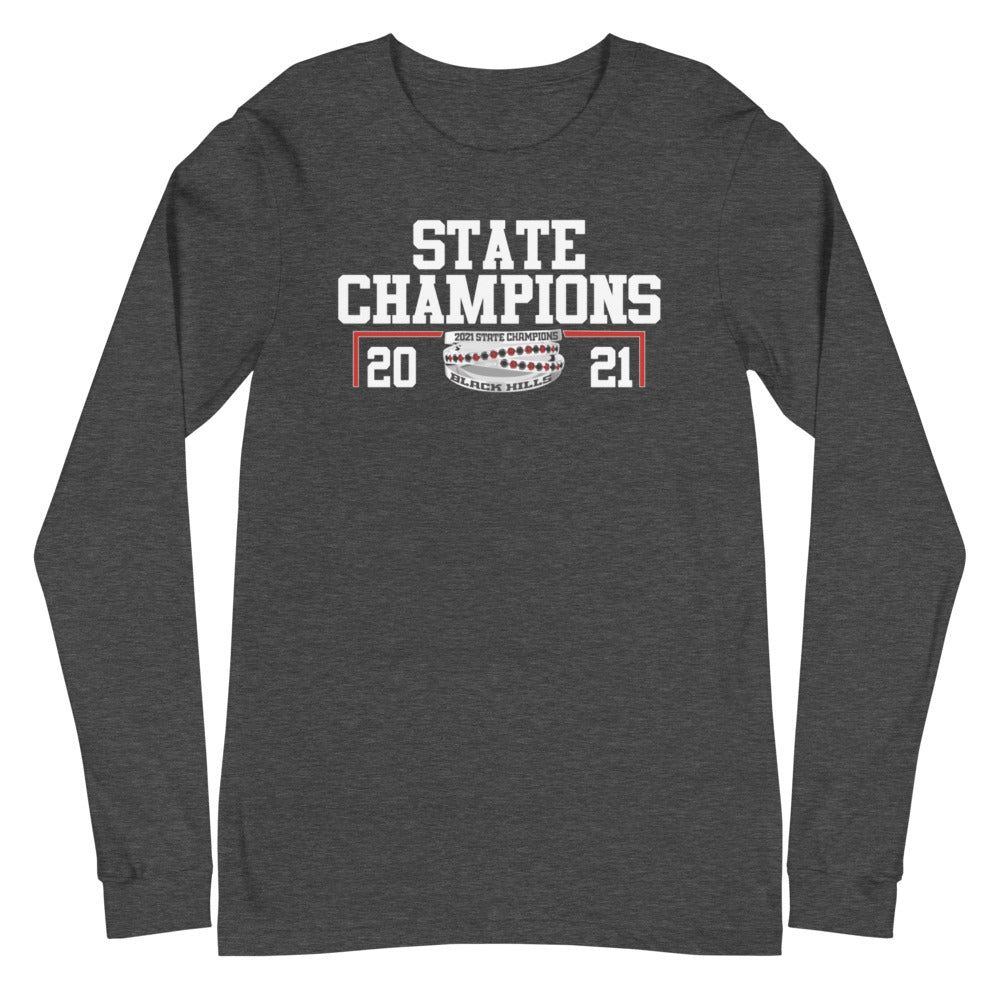 A G West Black Hills HS State Champions Unisex Long Sleeve Tee