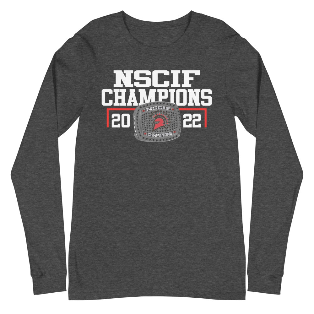 East Nicolaus NSCIF Champions Unisex Long Sleeve Tee