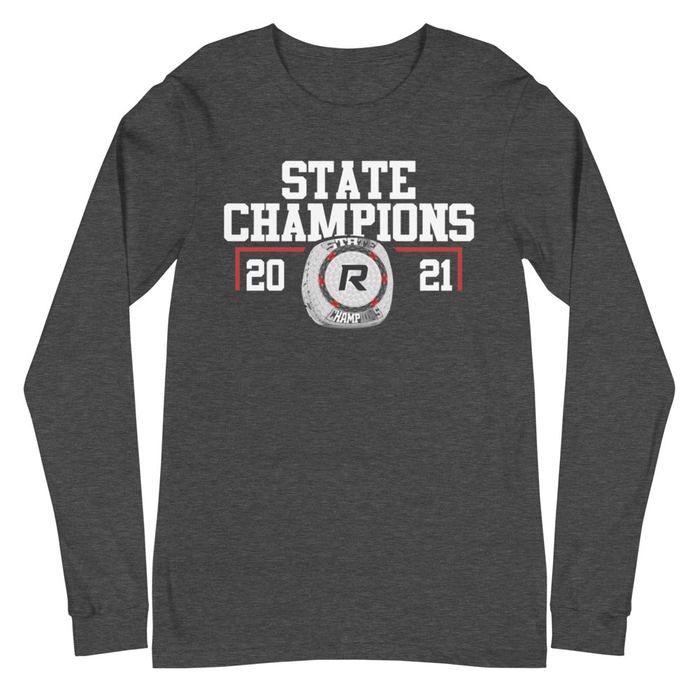 Roosevelt Rough Riders HS State Champions Unisex Long Sleeve Tee
