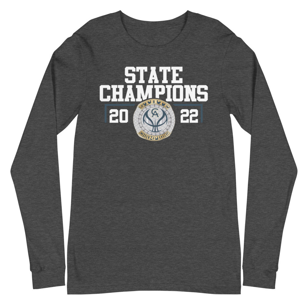 Cathedral Academy State Champions Unisex Long Sleeve Tee