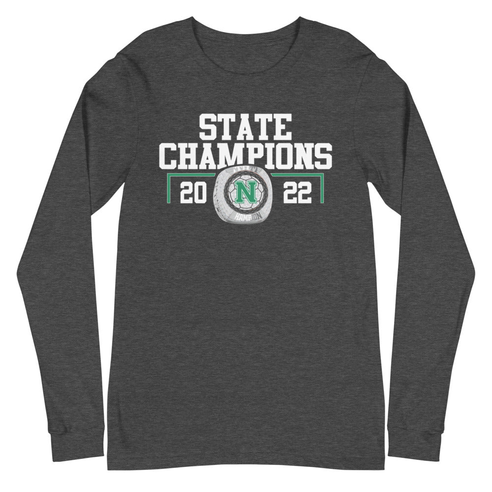 Newman Soccer State Champions Unisex Long Sleeve Tee