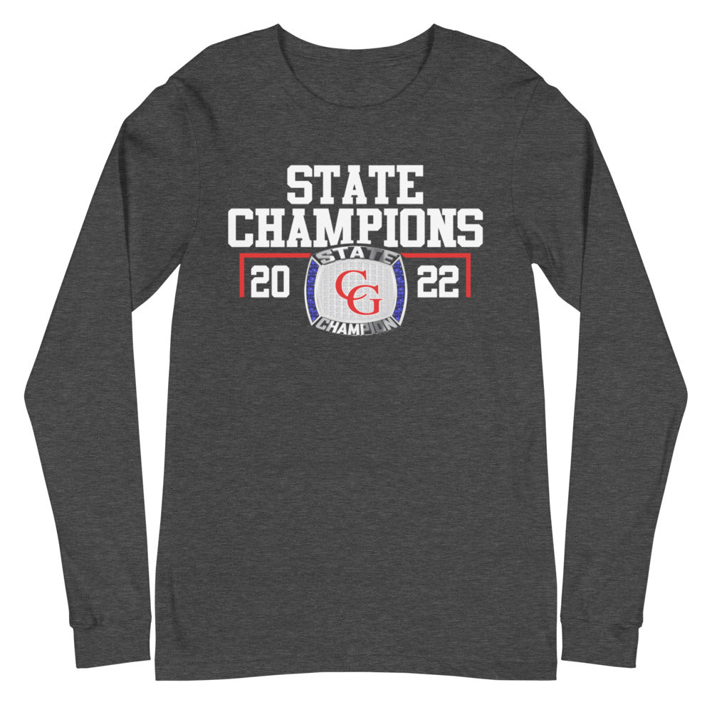 Center Grove Wrestling 2022 Championship Ring Unisex Long Sleeve Tee