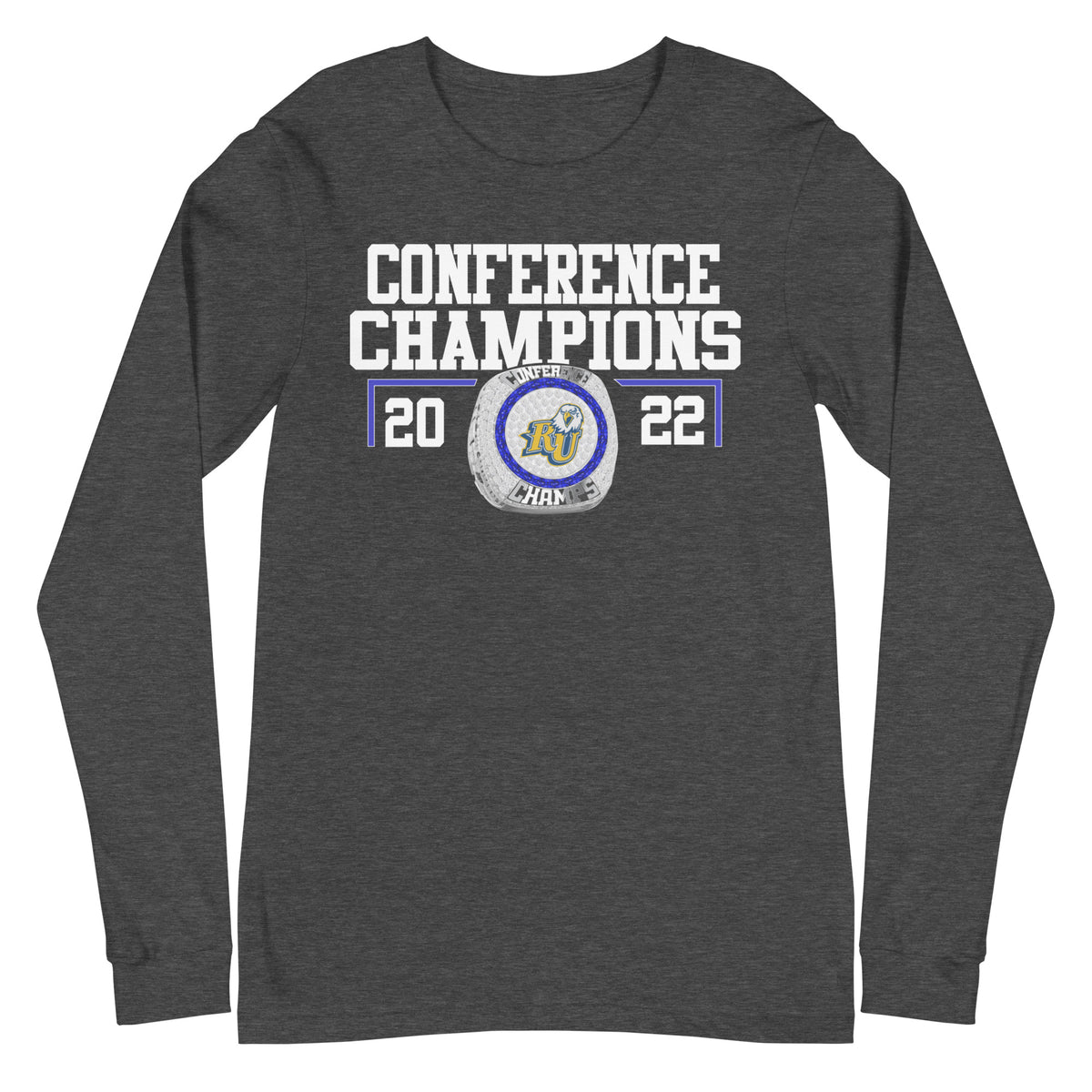 Reinhardt University 2022 Conference Championship Ring  Unisex Long Sleeve Tee