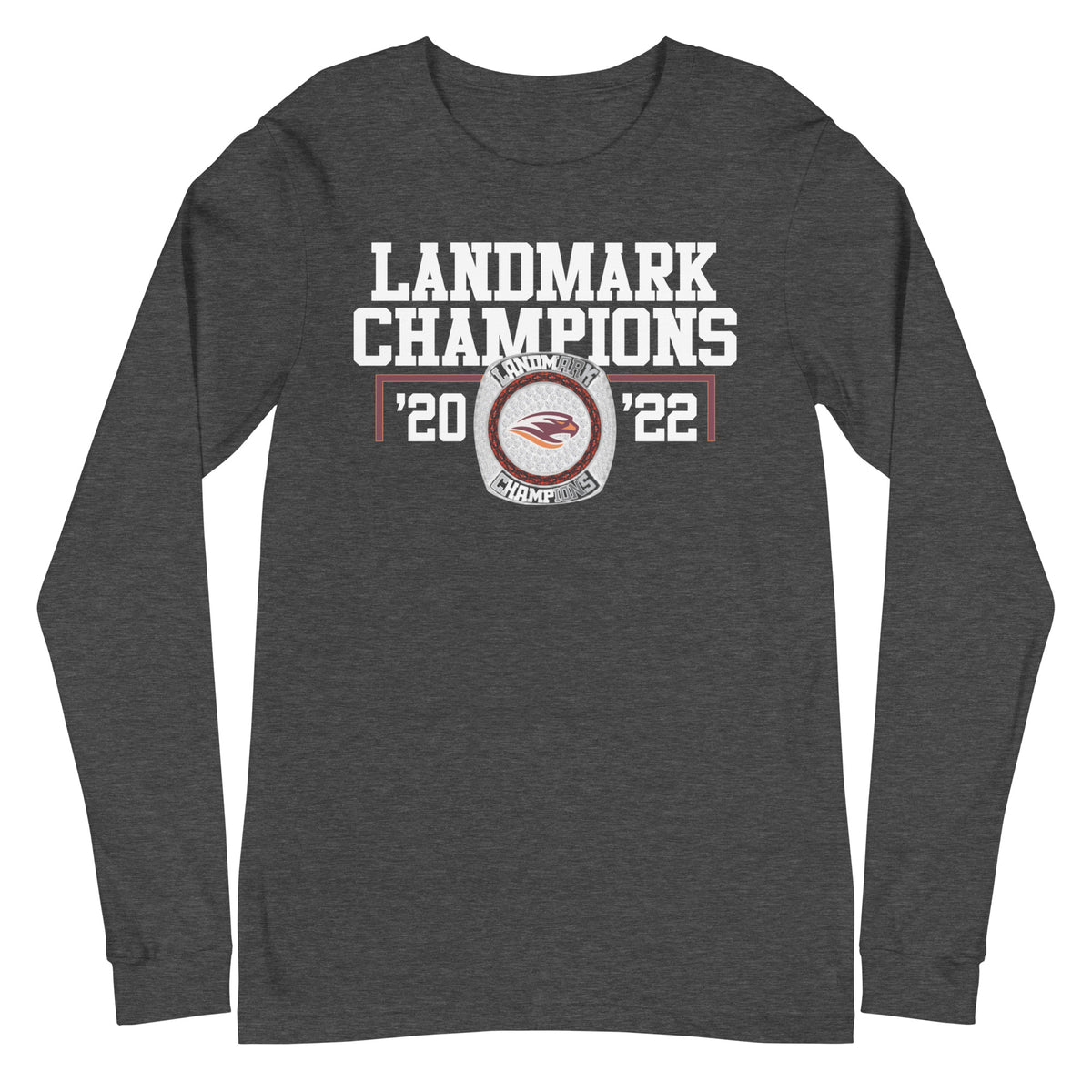 Susquehanna University ’20 &amp; ’22 Landmark Championship Ring Unisex Long Sleeve Tee
