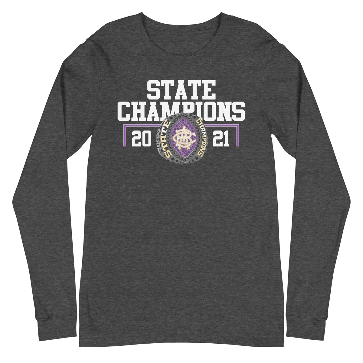 Christian Brothers Academy 2021 State Championship Ring Unisex Long Sleeve Tee