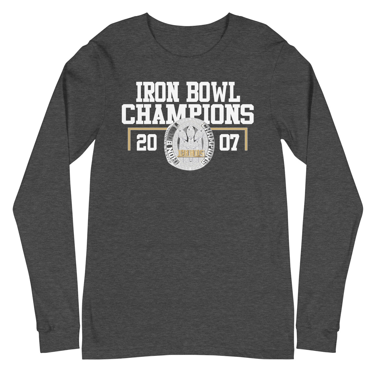 Iron Bowl 2007 Championship Ring Unisex Long Sleeve Tee