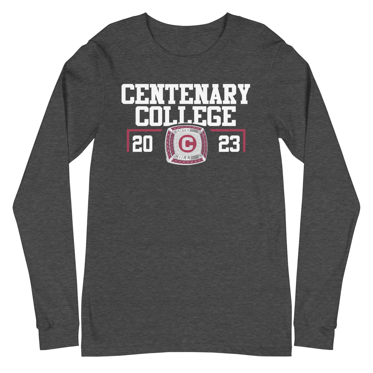 Centenary College 2023 Championship Ring Unisex Long Sleeve Tee