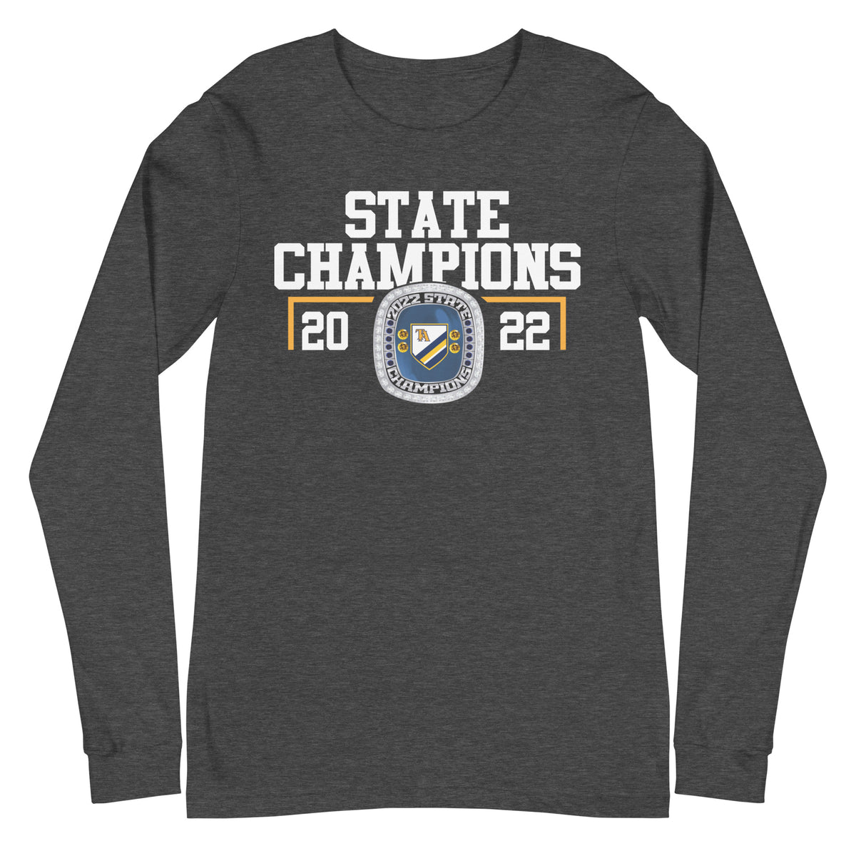 Tuscaloosa Academy Women’s Soccer 2022 State Championship Ring Unisex Long Sleeve Tee