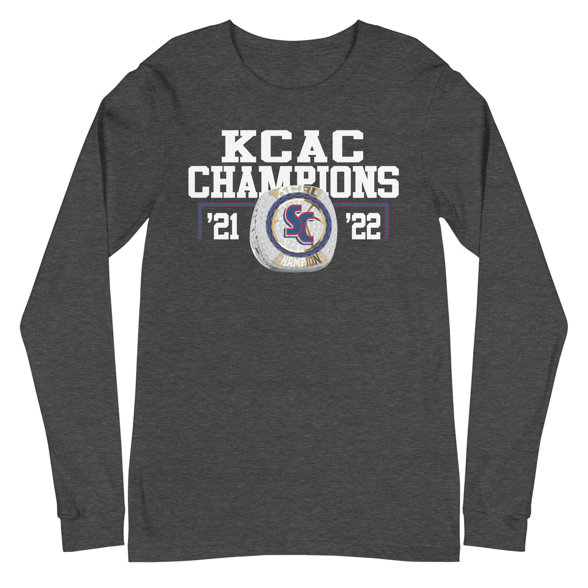 Sterling College ’21 / ’22 KCAC Championship Ring Unisex Long Sleeve Tee