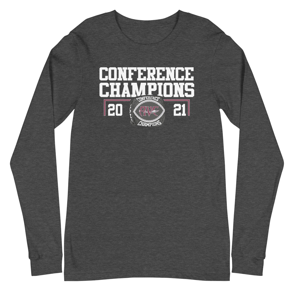 Antelope Valley College 2021 Conference Championship Ring  Unisex Long Sleeve Tee