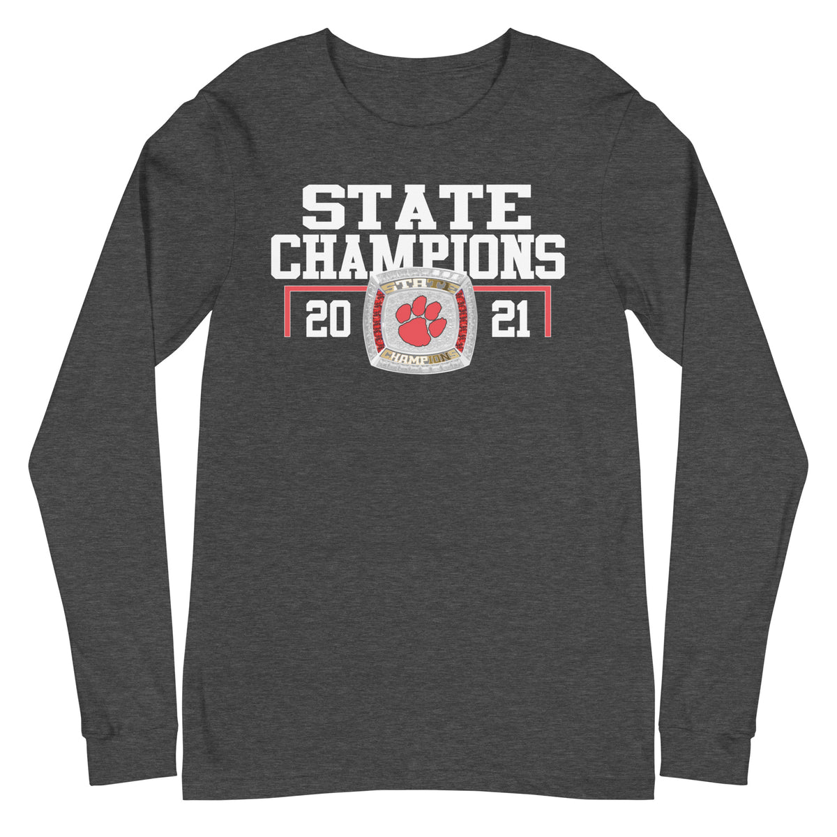 Beechwood High School 2021 State Championship Ring Unisex Long Sleeve Tee