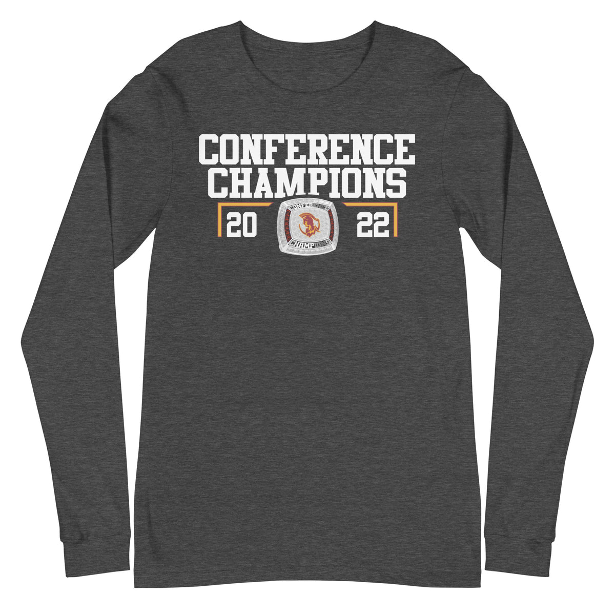 Claremont Mudd Scripps Women’s Track &amp; Field 2022 Conference Championship Ring Unisex Long Sleeve Tee