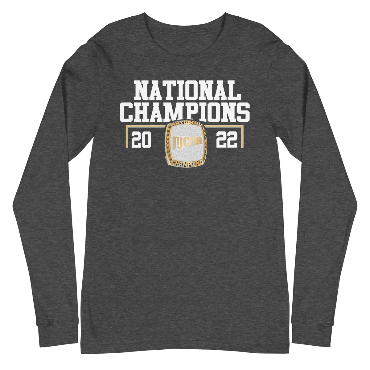 NJCAA Men’s Basketball 2022 National Championship Ring Unisex Long Sleeve Tee