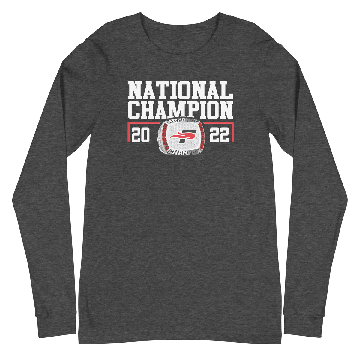 Southeastern University Wrestling 2022 National Championship Ring Unisex Long Sleeve Tee