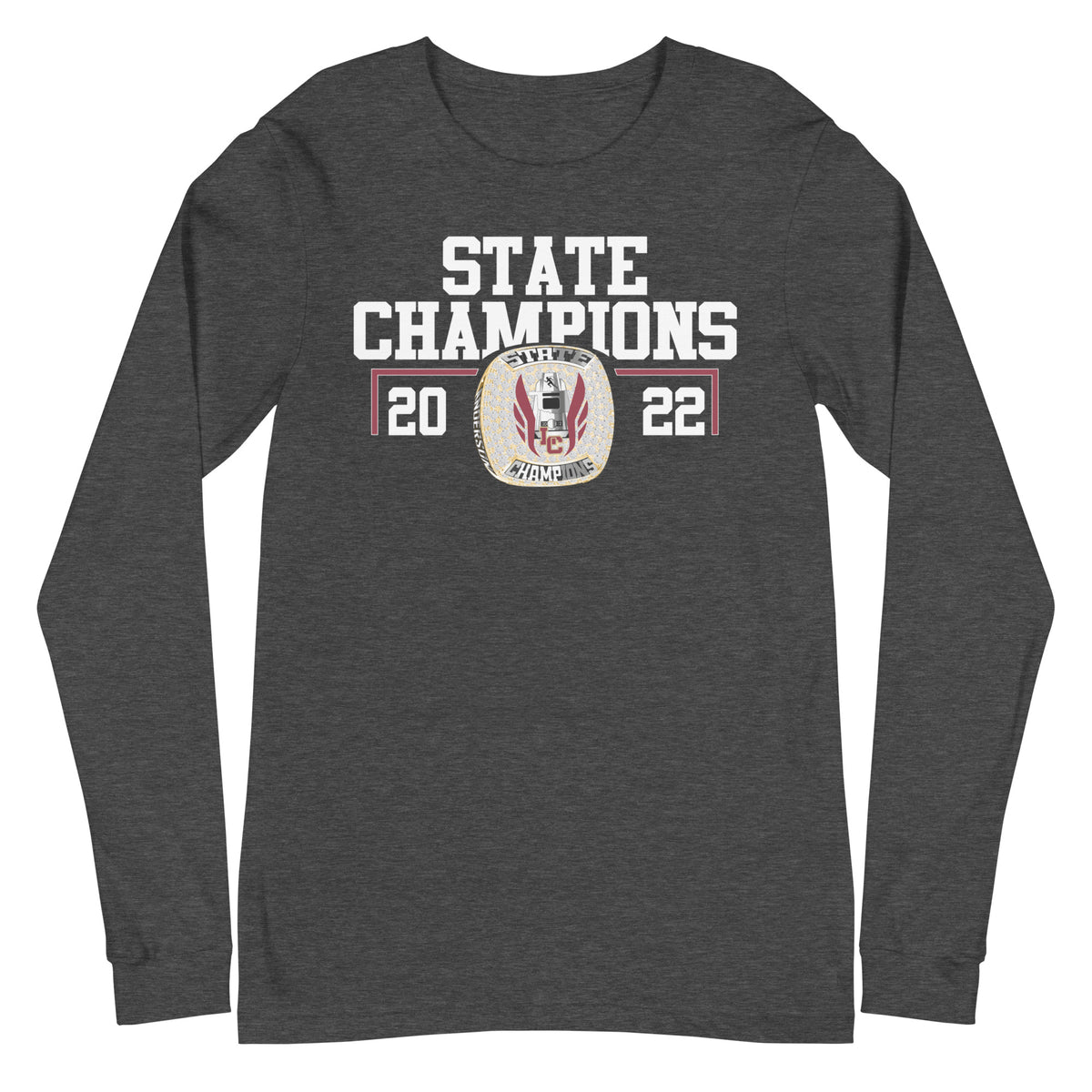 Lincoln Christian 2022 State Championship Ring Unisex Long Sleeve Tee