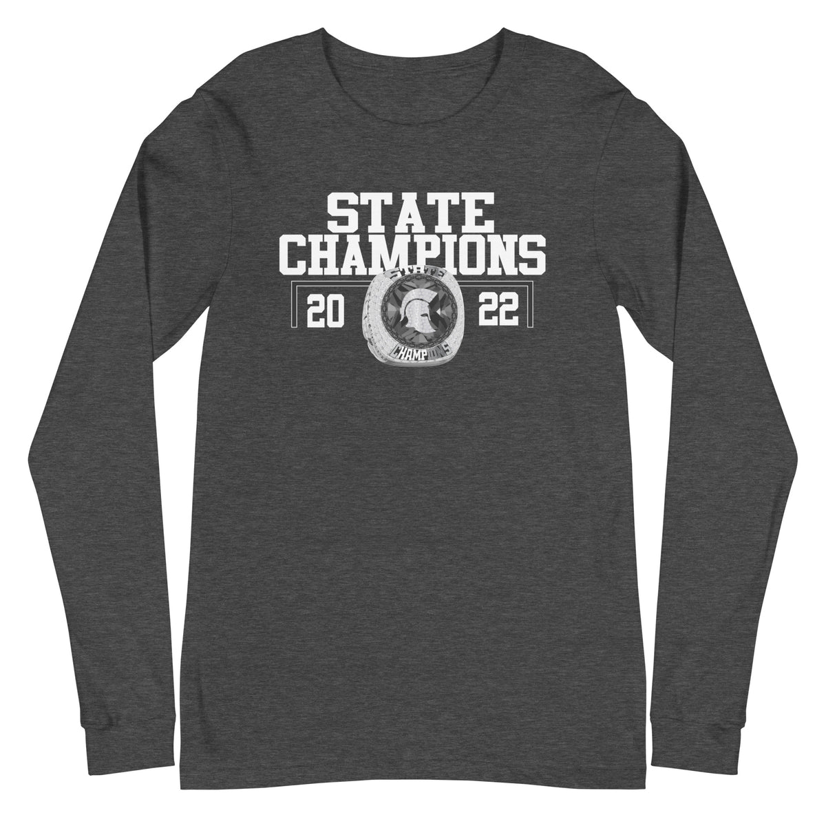 Gaston Day Track &amp; Field 2022 State Championship Ring Unisex Long Sleeve Tee