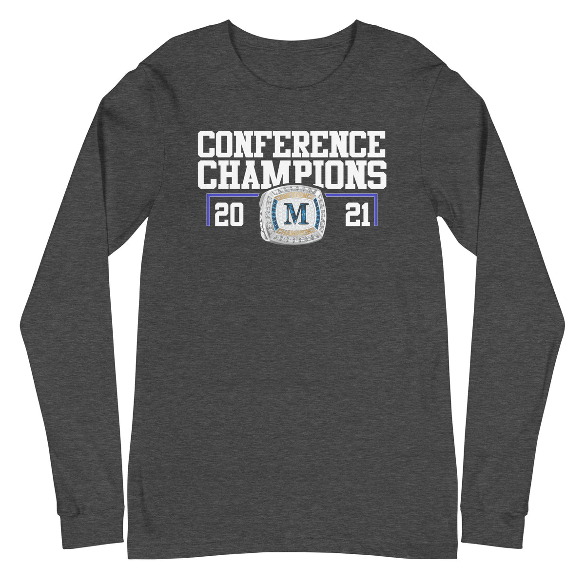 Marian University Conference Champions  Unisex Long Sleeve Tee