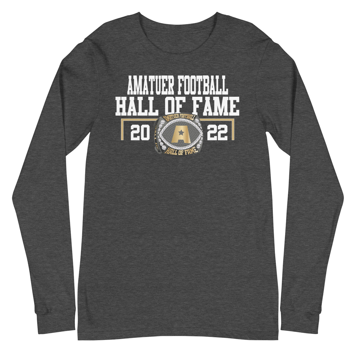 Amateur Football League Hall of Fame Unisex Long Sleeve Tee