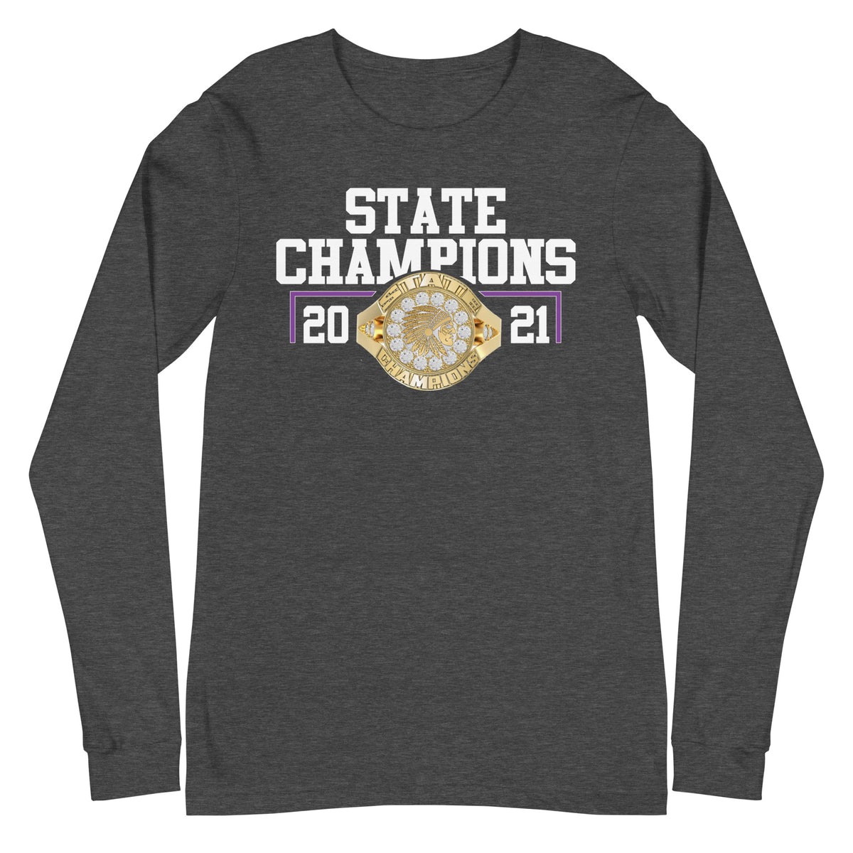 Amite High School Football 2021 State  Fashion Style Ring Unisex Long Sleeve Tee