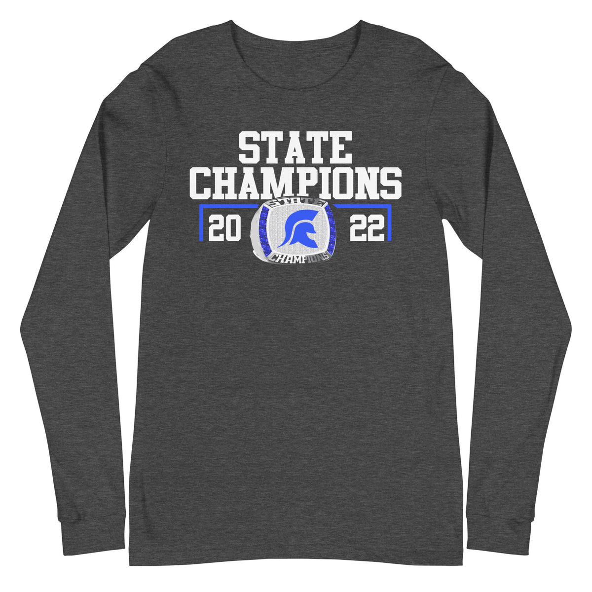 Parkers Chapel High School Track &amp; Field 2022 State  Championship Ring Unisex Long Sleeve Tee