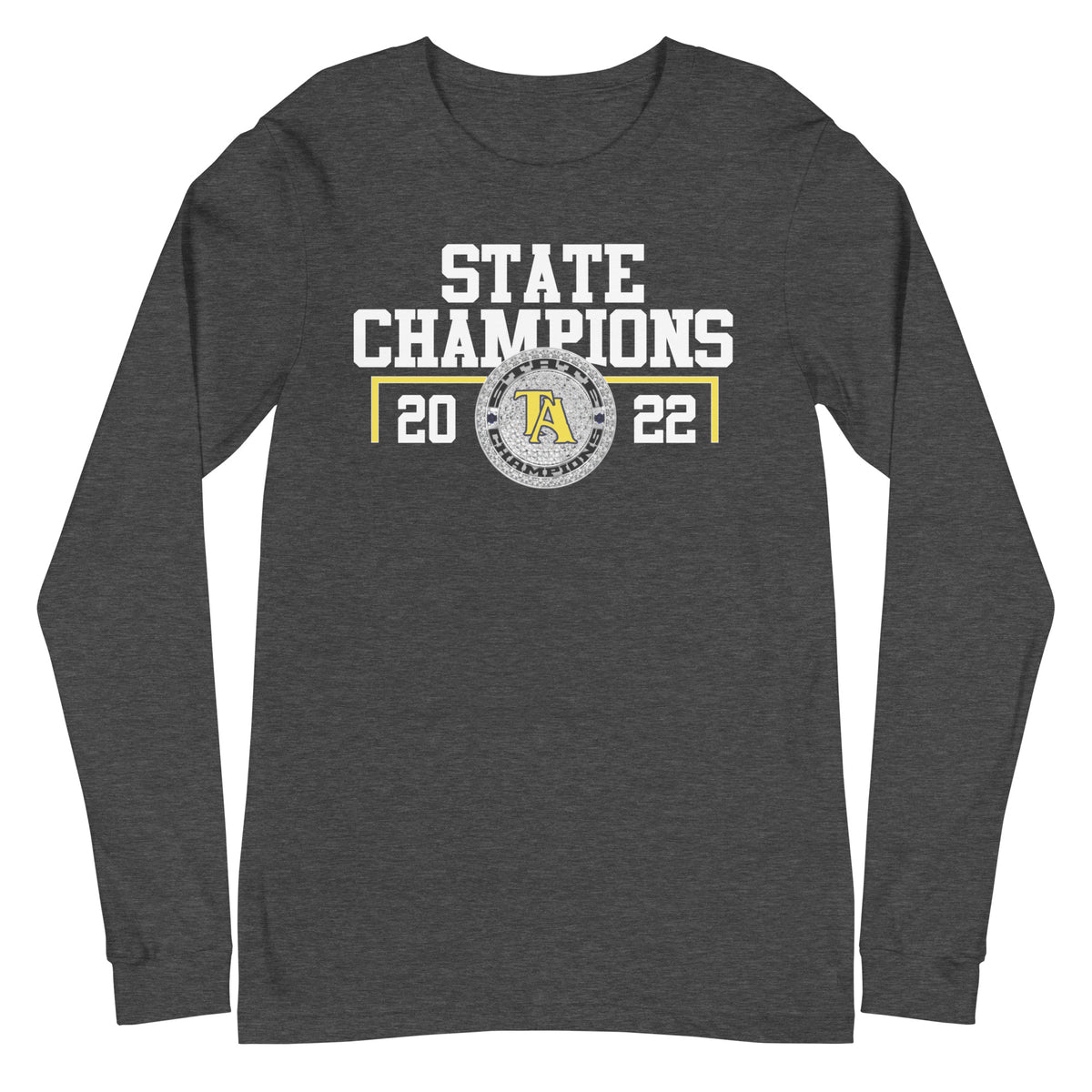 Tuscaloosa Academy Women’s Tennis 2022 State Championship Ring Unisex Long Sleeve Tee